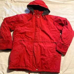 Bobbie Brooks Women’s Medium Red Down Winter Coat